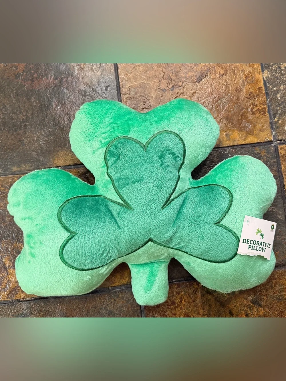 Target Green Shamrock Decorative Pillow (Set of 3)